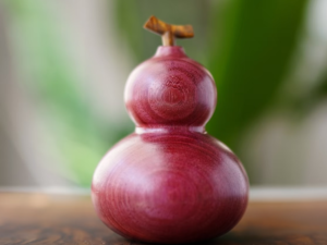 Solid wood gourd ornament